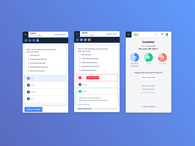 Learning platform - tests learning platform results sf ui tests ui ux