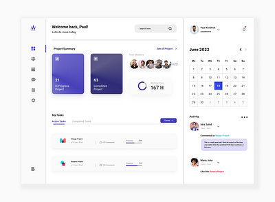 Williams - SaaS CRM Dashboard crm dashboard dashboard dashboard design dashboard page dashboard screen dashboard ui dashboard uiux desktop application management dashboard product page project management dashboard saas dashboard saas dashboard screen ui ui design uiux design ux design web dashboard web design website design