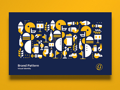 Brand Pattern / Guru Sports Bar branding design flat icon identity logo memphis pattern sport vietnam