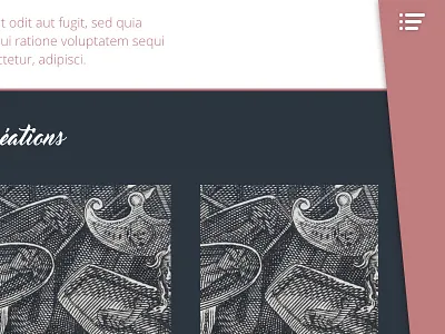 Les pétrifiantes {WIP #5} burger menu poster shop webdesign website