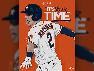 Legacy Series: World Series Game 5 adobe adobe draw astros baseball bregman champions houston illustrator ipad pro mlb postseason world series