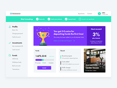 Dashboard WIP crowdfunding dashboard mockup sketch ui