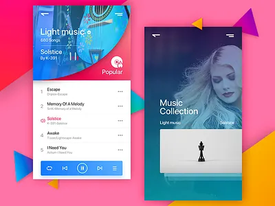 Music app colour music
