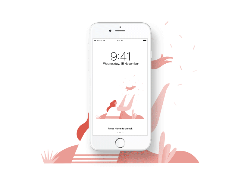 Todoist Zero Wallpaper android desktop download free illustration ipad iphone theme todoist todoistzero wallpaper