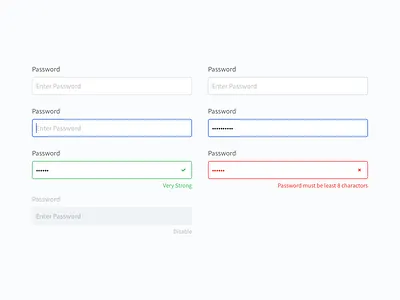 Input Field design system form input input field web web design