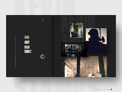 Kevin Andy Stamps dark ui portfolio scroll timmons