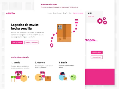 landing visual early explorations early concept exploration illustrations landing landing page shipping web page