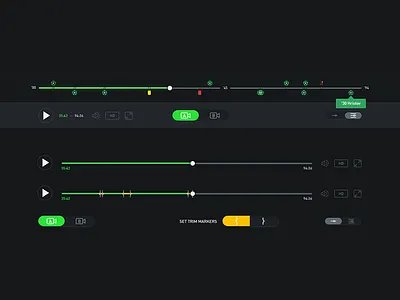 Player Stylesheet black dark football league player profile sports styleguide stylesheet video ⚽️