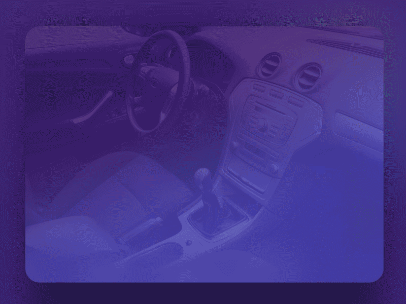 driver's app landing page animation app auto car interface landing page ui web website