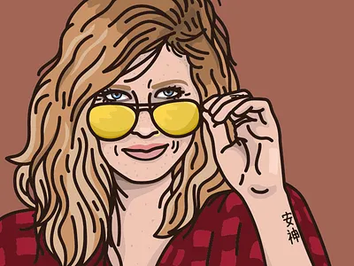 The Road to Edmond Promo Portrait portrait vector woman