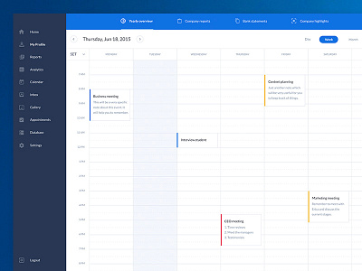 Admin Dashboard - UI Kit app branding clean design flat ios iphone sketch ui web website white