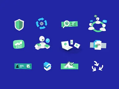 Icons for EverReal. icon illustration real estate