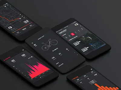 SpeedX Cycling App 2 app cycling speedx ui