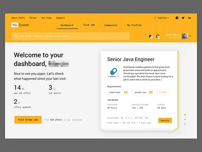 Dashboard for Consultants dashboard interface ui ux