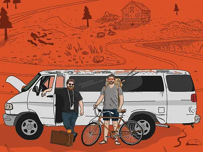 The Road to Edmond Movie Poster colorado illustration movie portraits poster