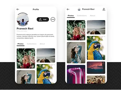 Daily UI #006 - User Profile dailyui profile user profile