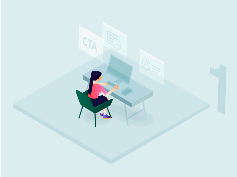 Conference Folks chatbot conference gradient illustration people platform socialmedia ux