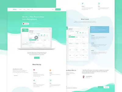 RevUp Home Design Concept colorful concept design graphics inspiration landing ui user experience user interface ux web website