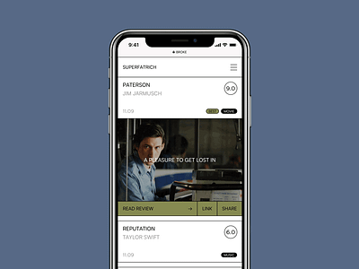 Concept Website Design iPhone X iphone iphonex minimalist mobile ui ux web