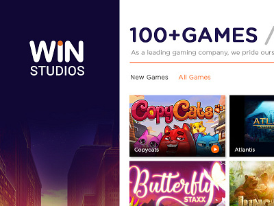 Winstudio Demo website appdesign application casnio game gamedesign slots ui ux