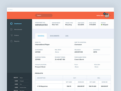 Application app design clean icons modern product design tables ui ux