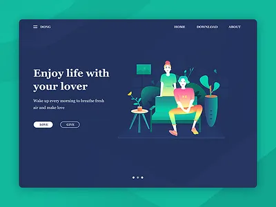 Life banking chart clean color home illustration internet isometric payment ui web