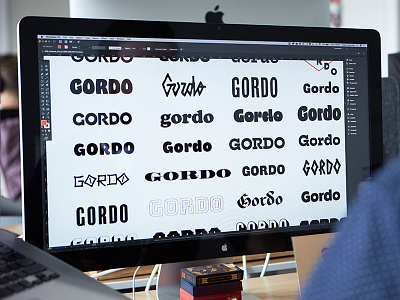 Logotype Exploration branding focus lab gordo identity lettering logo design logotype logotype design typeface