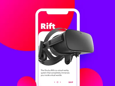 Daily UI #023 - Onboarding 023 daily ui iphone x oculus onboarding sketch ui