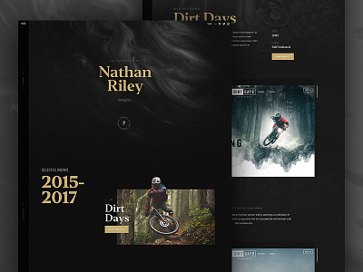 2017 Portfolio Pages brand clean dark experimental folio marble portfolio ui ux web web design website