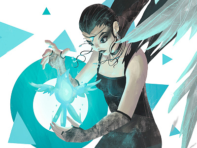 The Chidrens of the Stars: Scorpio 2d character character design children children illustration design photoshop scorpio water woman zodiac