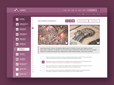 UIUX for USMLE Prep brand interface logo ui ui design uiux user experience user interface