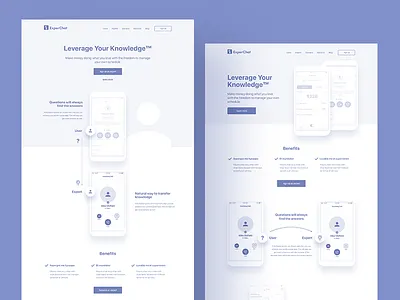 ExCh_Wire app application chat expert green interface ios iphone ui ux x