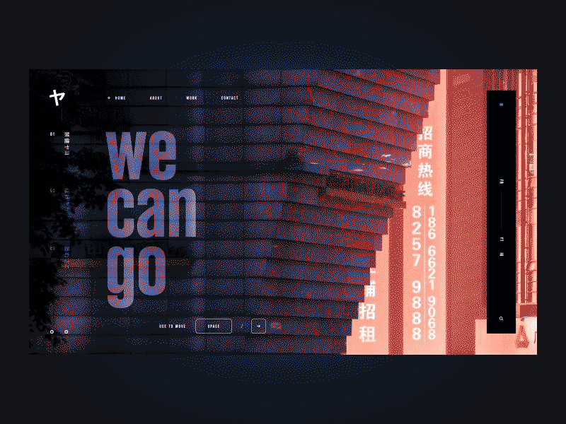 GO animation design gif gradient japan minimal motion preview text transition ui web