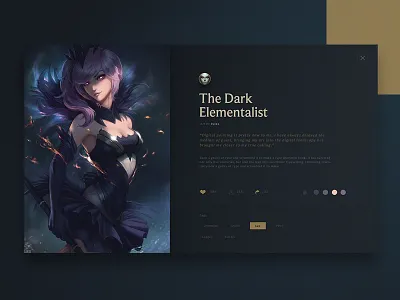 League Fan Art editorial flat homepage landingpage logo menu render typography ui ux