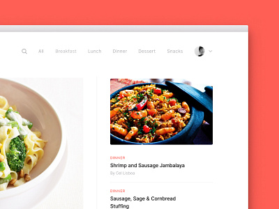 Recipy Preview blog clean minimal post recipe side project