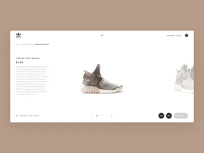 Tubular X Knit "Sesame". Slider. adidas clean clear design sketch slider sneakers tubular ui web