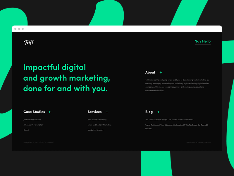 Tuff Unused Motion Concept animation concept minimal motion transition ui ux web website
