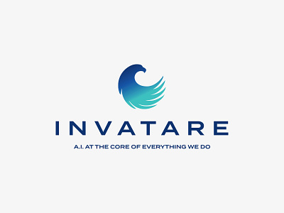 Invatare AI | Branding ai artificial intelligence bird brand branding eagle logo tech technology