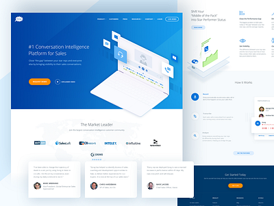 Gong Homepage 3d app branding design flat icon illustration ui ux vector web website