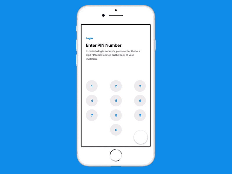 Enter PIN - Daily UI 011 011 check dailyui design error flash ios11 message success ui ux vector
