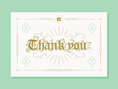 We Luv U black letter design envy labs orlando thank you thank you card web design web development