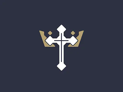 King's Cross Church Logo Design (Including Process) christian church cross crown king kings logo