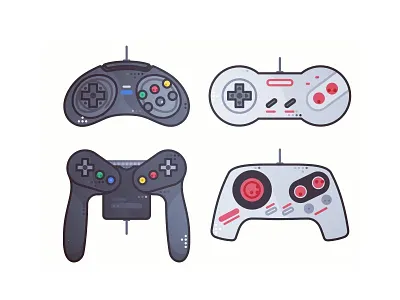 Retro Joystick No4 80s 90s arcade atari design game video gaming illustration joystick nintendo retro stickers