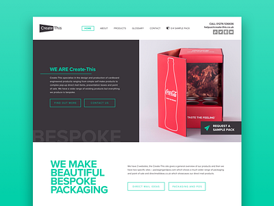 Create-This branding design flat logo packaging type typography ux vector web design