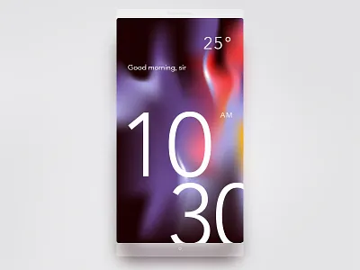 Lock screen exploration concept lock screen mobile