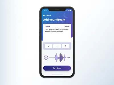Dream journal app apps dreams ios iphone x