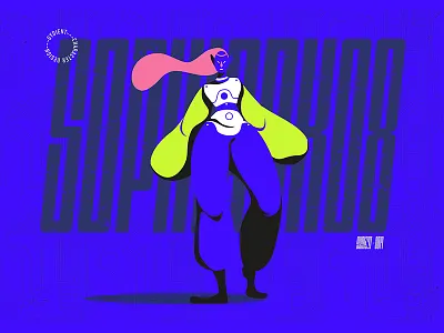 SOPHIA Nx 08 2d abstract artwork character colorful creativ design girl gydient illustration robot