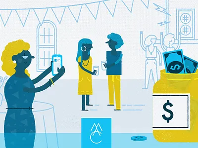 Generational Marketing - Fundraising article fundraise fundraising generational illio illustration marketing people