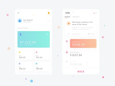 Wallet Application_2 budget card clean colors crypto digital graphic icons pay payment stats wallet