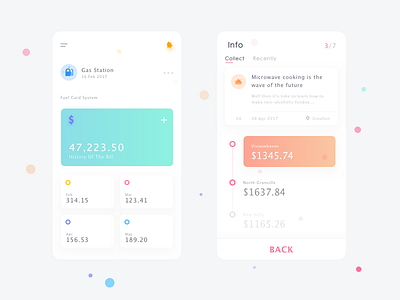 Wallet Application_2 budget card clean colors crypto digital graphic icons pay payment stats wallet
